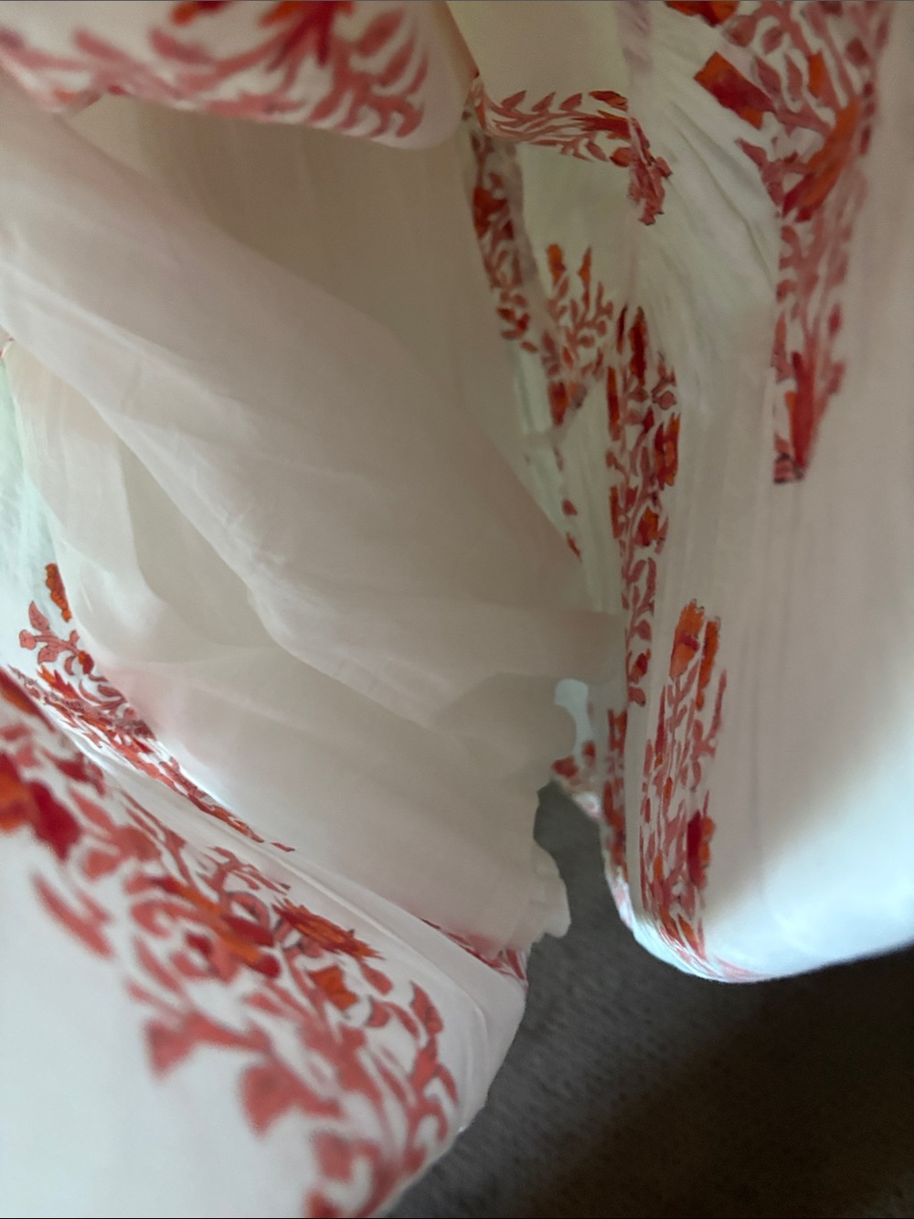 NWT Marea Maxi Dress with rust color box Floral Print - Picture 5 of 9
